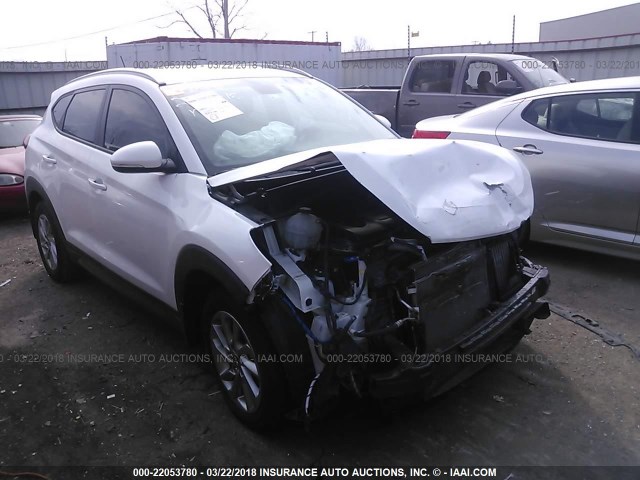 KM8J33A20GU223019 - 2016 HYUNDAI TUCSON LIMITED/SPORT AND ECO/SE WHITE photo 1