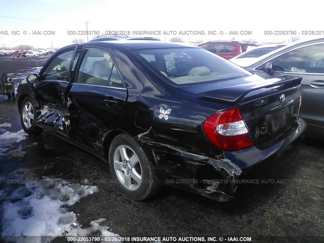 4T1BE32K44U269364 - 2004 TOYOTA CAMRY LE/XLE/SE შავი ფოტო 3