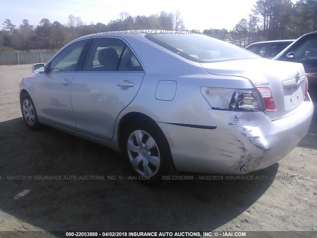 4T1BE46K28U216622 - 2008 TOYOTA CAMRY CE/LE/XLE/SE SILVER photo 3
