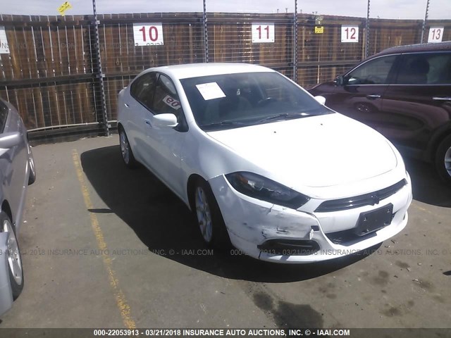 1C3CDFBA8DD288797 - 2013 DODGE DART SXT WHITE photo 1