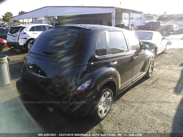 3A4FY58B56T253214 - 2006 CHRYSLER PT CRUISER TOURING BLACK photo 4