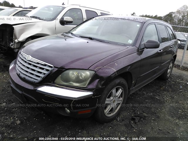 2C8GM68454R348674 - 2004 CHRYSLER PACIFICA MAROON photo 2