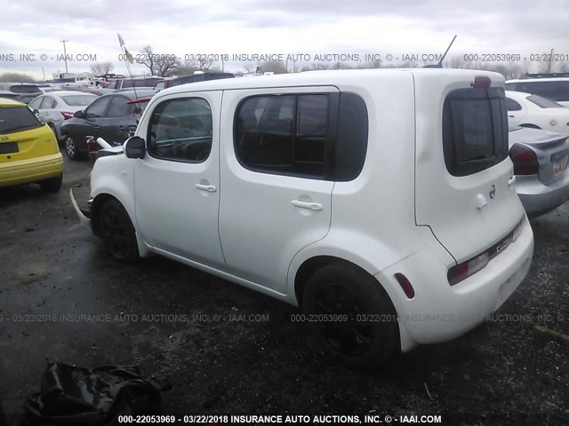 JN8AZ2KR9CT256145 - 2012 NISSAN CUBE S/SL/KROM WHITE photo 3