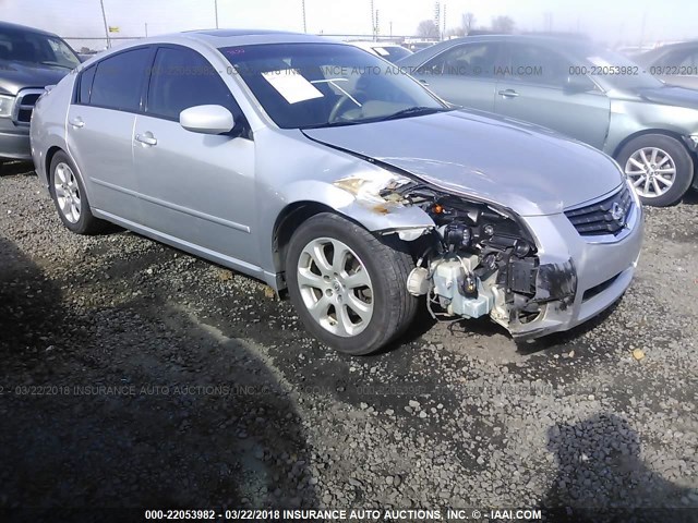 1N4BA41E67C830312 - 2007 NISSAN MAXIMA SE/SL SILVER photo 1