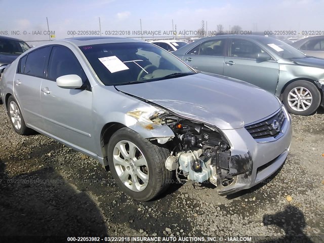 1N4BA41E67C830312 - 2007 NISSAN MAXIMA SE/SL SILVER photo 5