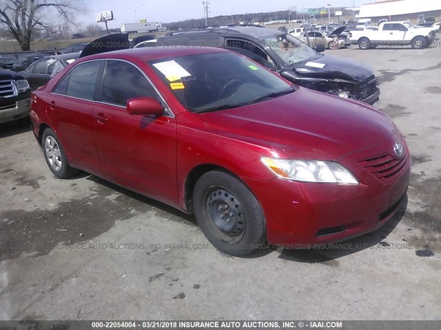 4T1BE46K39U372248 - 2009 TOYOTA CAMRY SE/LE/XLE RED photo 1