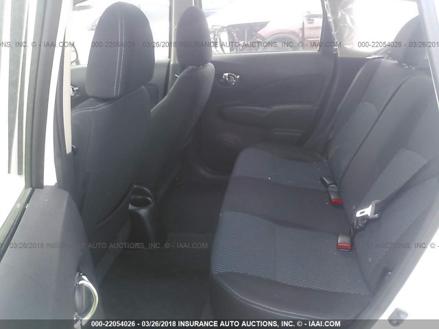 3N1CE2CP0EL387178 - 2014 NISSAN VERSA NOTE S/S PLUS/SV/SL WHITE photo 8