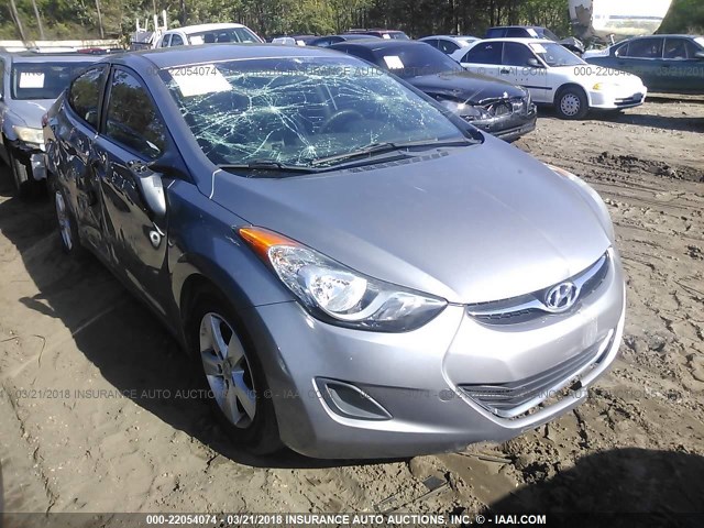 KMHDH4AE6BU094601 - 2011 HYUNDAI ELANTRA GLS/LIMITED GRAY photo 1