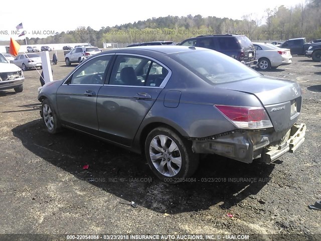 1HGCP26899A036330 - 2009 HONDA ACCORD EXL GRAY photo 3