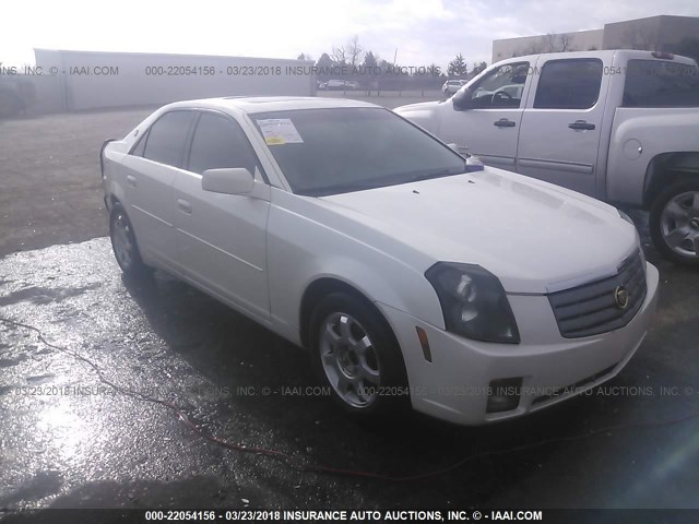 1G6DM57N130116965 - 2003 CADILLAC CTS WHITE photo 1