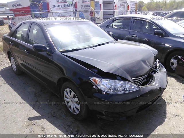 4T1BE32K05U001445 - 2005 TOYOTA CAMRY LE/XLE/SE BLACK photo 1