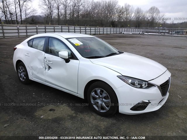 JM1BM1U78E1134198 - 2014 MAZDA 3 SPORT WHITE photo 1