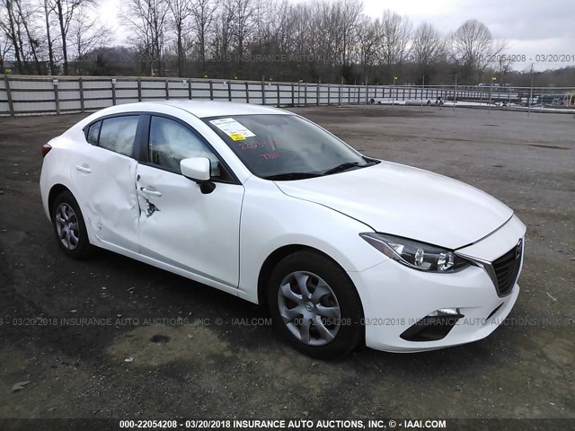 JM1BM1U78E1134198 - 2014 MAZDA 3 SPORT WHITE photo 1