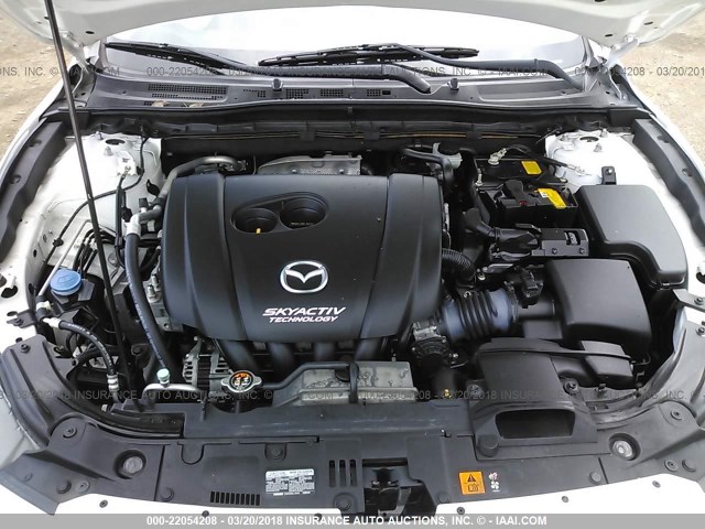 JM1BM1U78E1134198 - 2014 MAZDA 3 SPORT WHITE photo 10