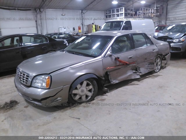 1G6KF57943U273130 - 2003 CADILLAC DEVILLE DTS SILVER photo 2