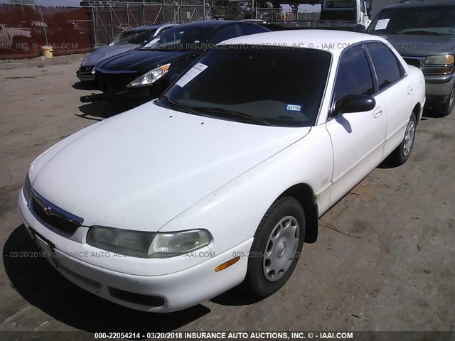 1YVGE22C1V5604826 - 1997 MAZDA 626 DX/LX WHITE photo 2