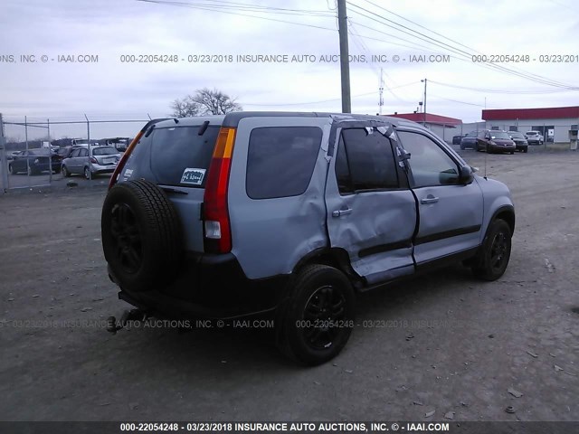 SHSRD78894U242591 - 2004 HONDA CR-V EX GRAY photo 4