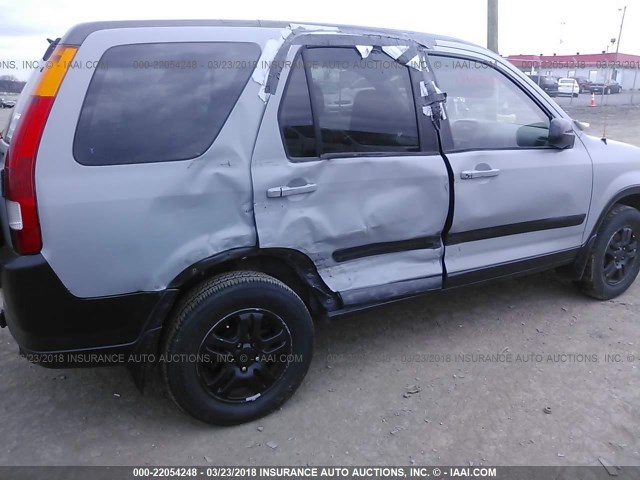 SHSRD78894U242591 - 2004 HONDA CR-V EX GRAY photo 6