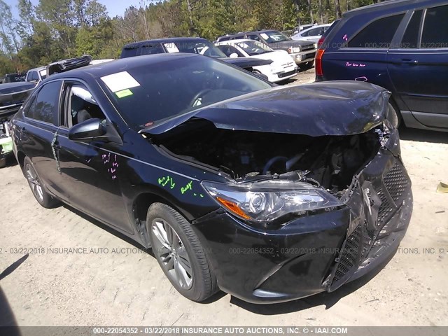 4T1BF1FK2FU481467 - 2015 TOYOTA CAMRY LE/XLE/SE/XSE BLACK photo 1
