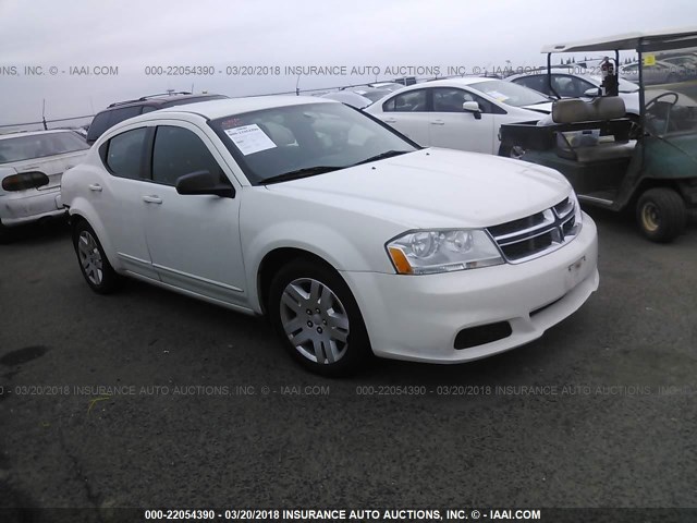 1B3BD4FB2BN523119 - 2011 DODGE AVENGER EXPRESS 白色 照片 1