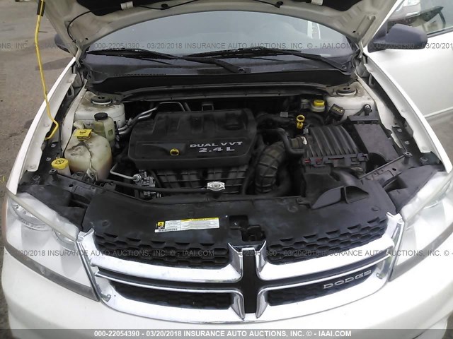 1B3BD4FB2BN523119 - 2011 DODGE AVENGER EXPRESS 白色 照片 10