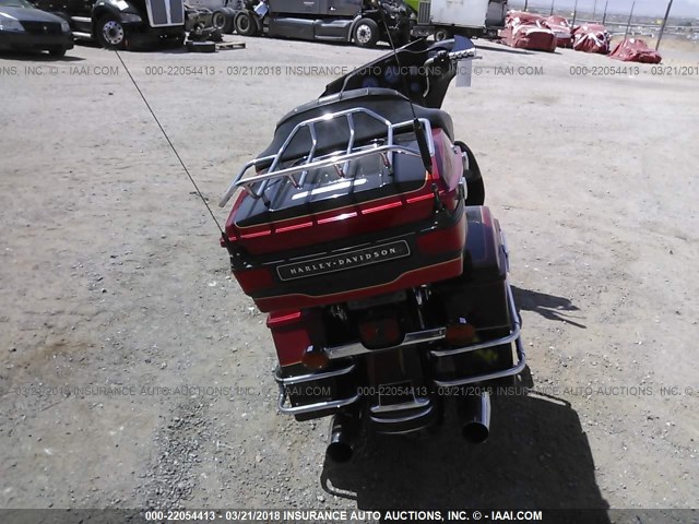 1HD1FCR10WY624261 - 1998 HARLEY-DAVIDSON FLHTCUI RED photo 6