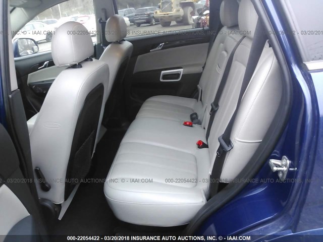 3GNAL4EK1DS548656 - 2013 CHEVROLET CAPTIVA LTZ BLUE photo 8