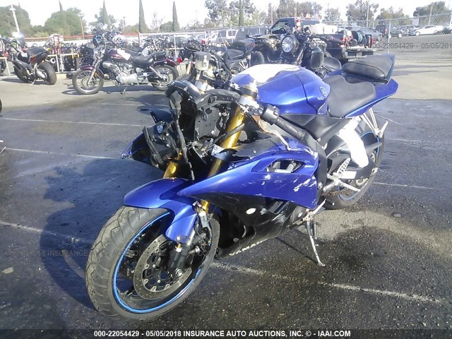 JYARJ16E28A005960 - 2008 YAMAHA YZFR6 BLUE photo 2