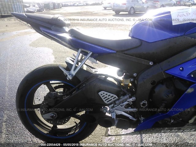 JYARJ16E28A005960 - 2008 YAMAHA YZFR6 BLUE photo 6