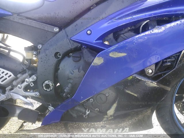 JYARJ16E28A005960 - 2008 YAMAHA YZFR6 BLUE photo 8