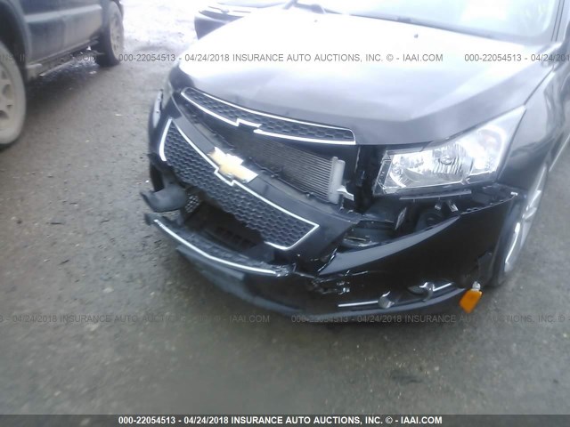 1G1PG5SBXE7300786 - 2014 CHEVROLET CRUZE LTZ BLACK photo 6