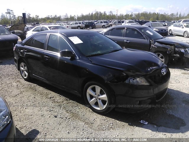 4T1BK3EK6AU101371 - 2010 TOYOTA CAMRY SE/LE/XLE BLACK photo 1