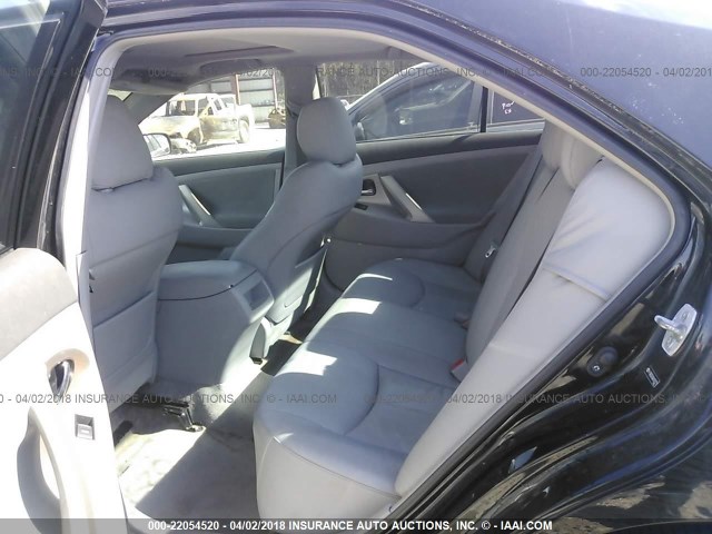 4T1BK3EK6AU101371 - 2010 TOYOTA CAMRY SE/LE/XLE BLACK photo 8