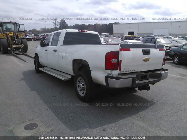 1GC4CZEG5DF188679 - 2013 CHEVROLET SILVERADO C3500 WHITE photo 3