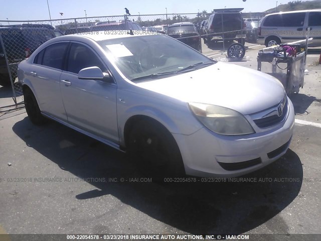 1G8ZS57B59F105319 - 2009 SATURN AURA XE SILVER photo 1