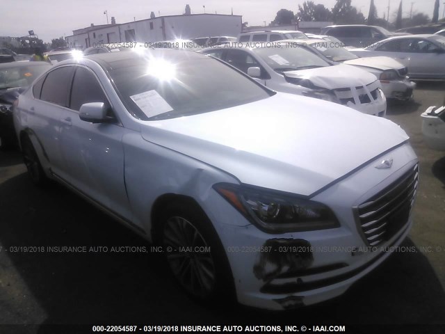 KMHGN4JE6FU100537 - 2015 HYUNDAI GENESIS 3.8L WHITE photo 1