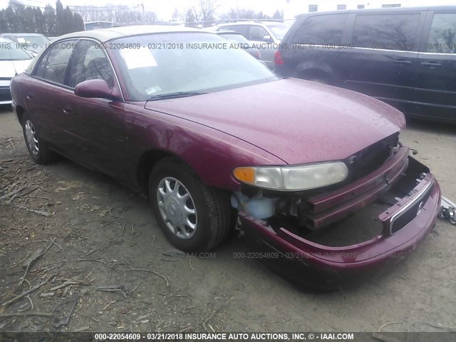 2G4WS52J441191323 - 2004 BUICK CENTURY CUSTOM RED photo 1