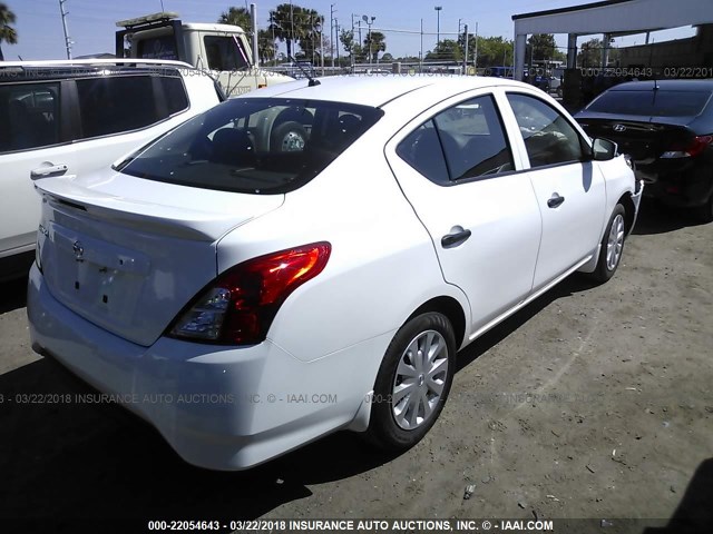 3N1CN7AP1GL917709 - 2016 NISSAN VERSA S/S PLUS/SV/SL WHITE photo 4