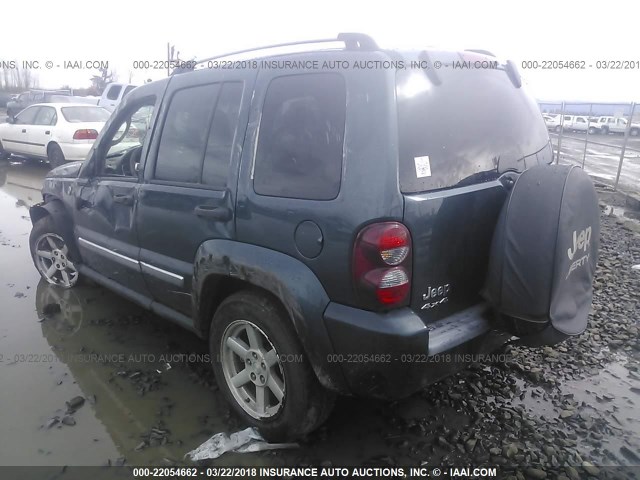 1J4GL58K46W190510 - 2006 JEEP LIBERTY LIMITED GREEN photo 3