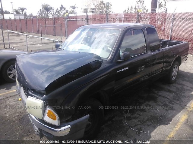 4TAVL52N9XZ546591 - 1999 TOYOTA TACOMA XTRACAB BLACK photo 2