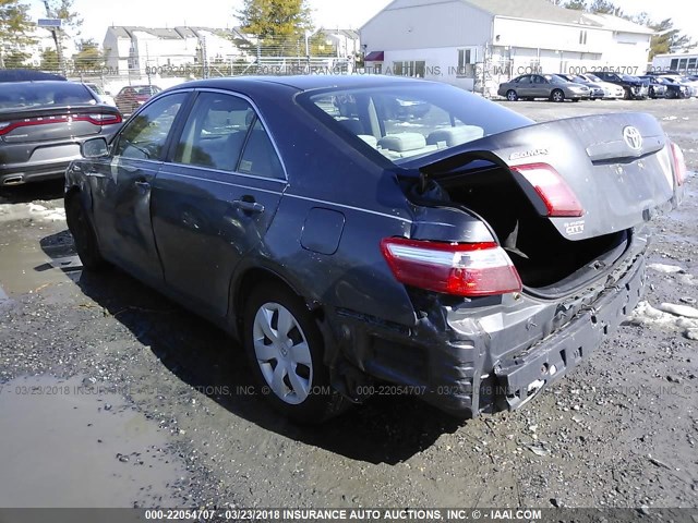 4T1BE46K98U238956 - 2008 TOYOTA CAMRY CE/LE/XLE/SE GRAY photo 3