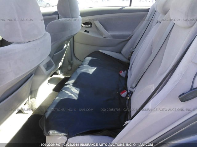 4T1BE46K98U238956 - 2008 TOYOTA CAMRY CE/LE/XLE/SE GRAY photo 8