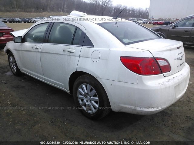 1C3LC46B99N558082 - 2009 CHRYSLER SEBRING LX WHITE photo 3