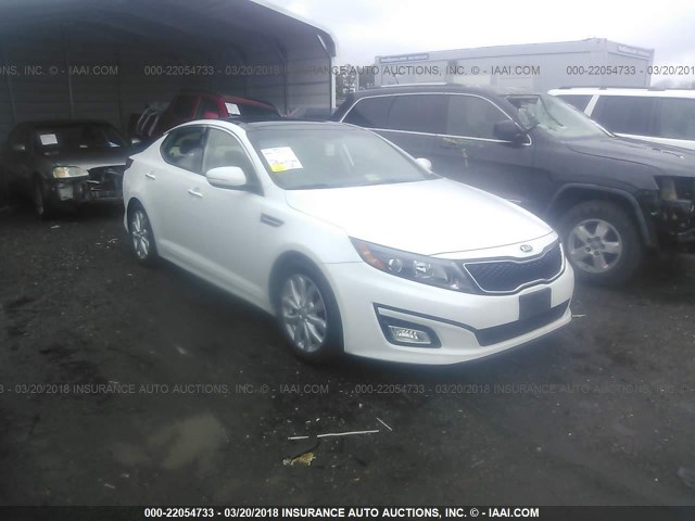 5XXGN4A79EG271860 - 2014 KIA OPTIMA EX WHITE photo 1