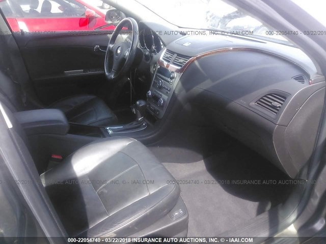 1G1ZE5E09CF154523 - 2012 CHEVROLET MALIBU LTZ 棕色 照片 5