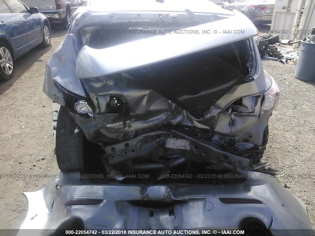 JM1BL1L30C1673378 - 2012 MAZDA SPEED 3 SILVER photo 6