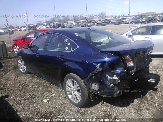 1YVHZ8CH0A5M03404 - 2010 MAZDA 6 I Dark Blue photo 3