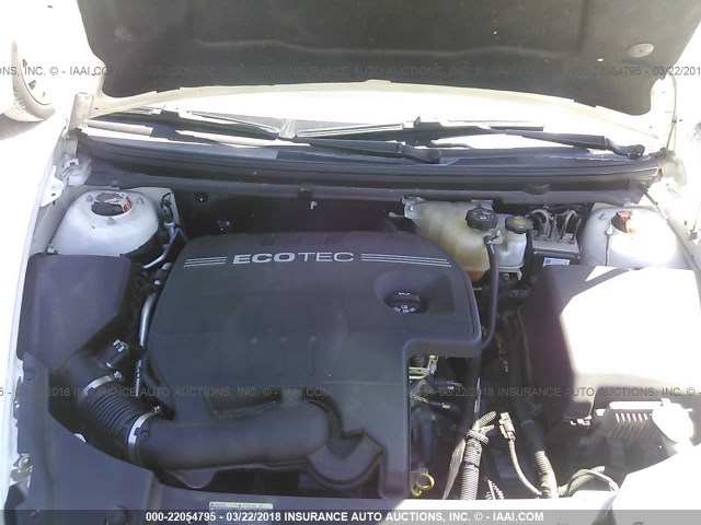 1G1ZH57B38F287274 - 2008 CHEVROLET MALIBU 1LT 白色 照片 10
