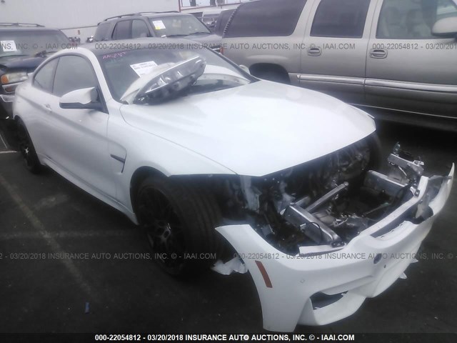 WBS4Y9C56JAA85407 - 2018 BMW M4 WHITE photo 1