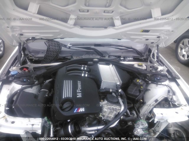 WBS4Y9C56JAA85407 - 2018 BMW M4 WHITE photo 10